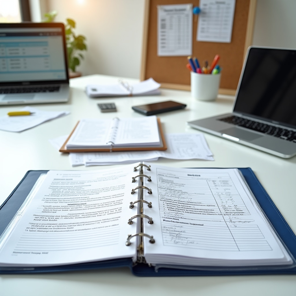 Organized documentation system for community savings group